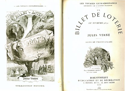 1. utgave "Loddseddelen" - "Un billet de loterie" Paris,1886